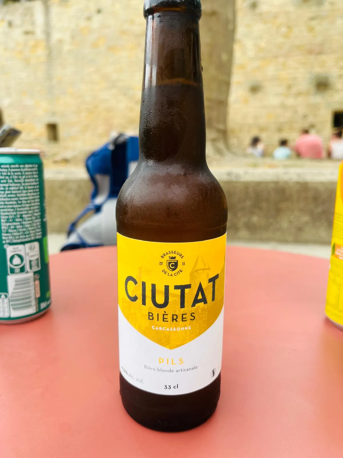 Ciutat, tastada a Plaça de la Cite · Carcassona