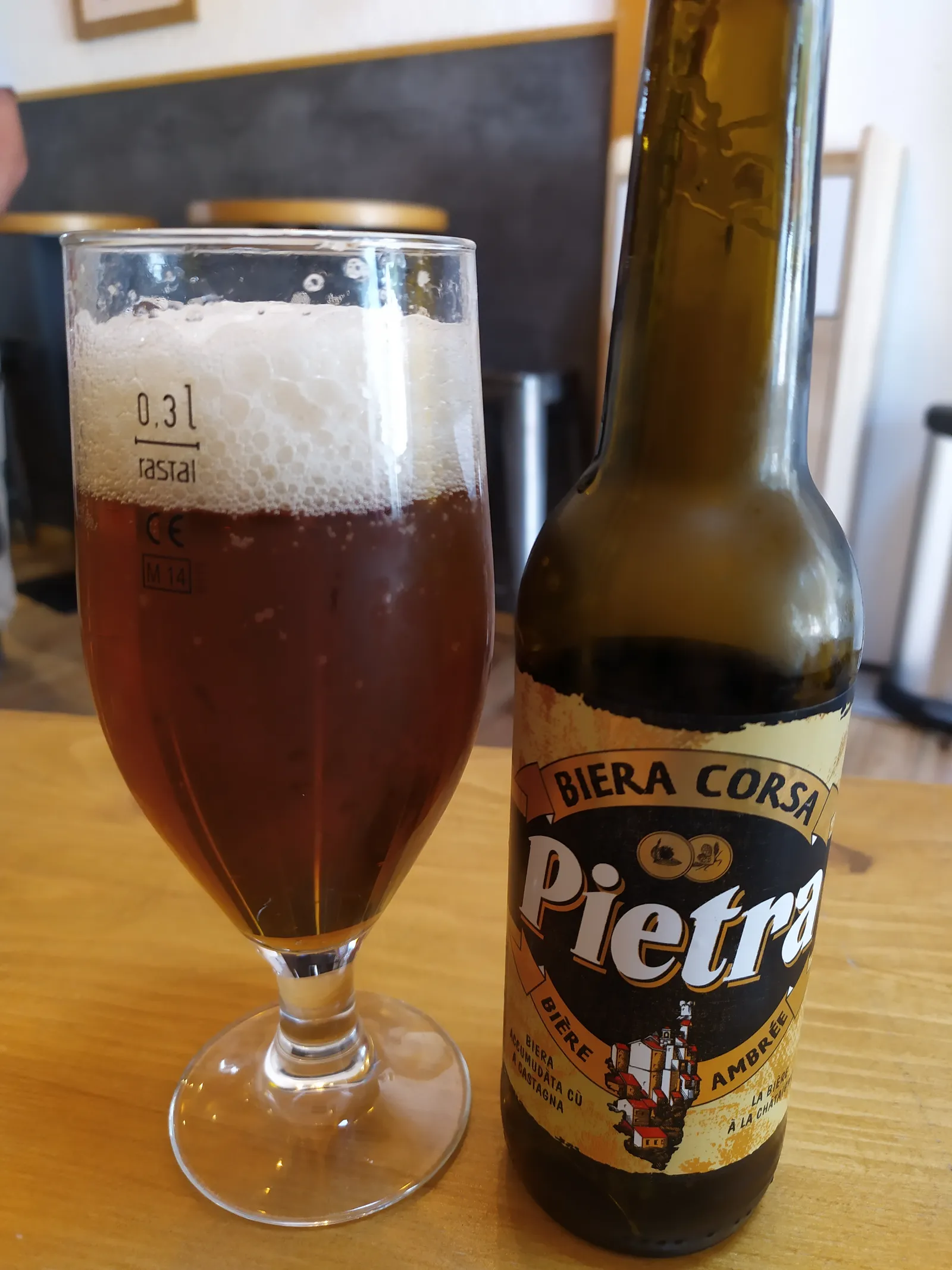 Pietra Àmbar (castanya), tastada a Els Angles