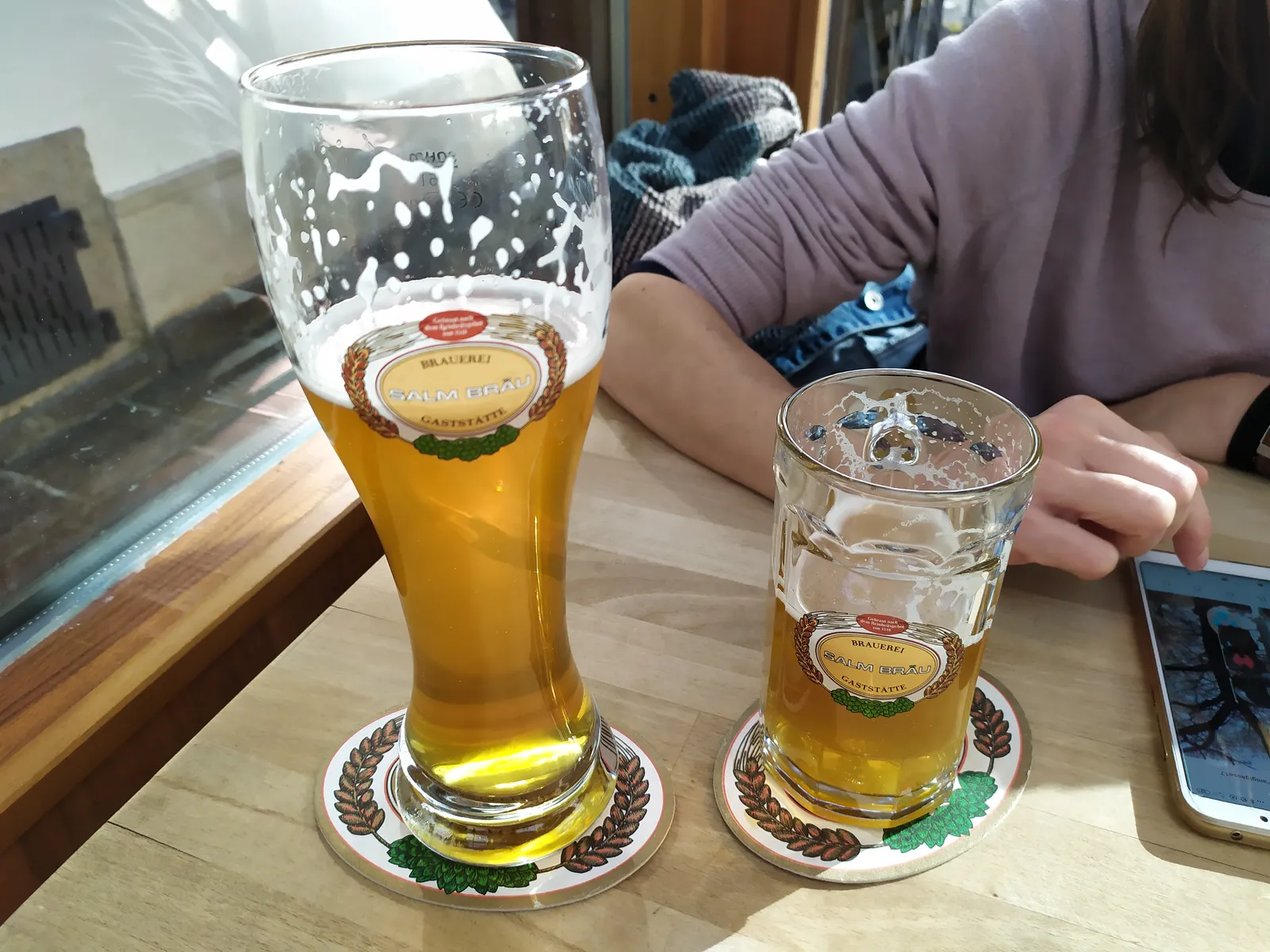 Salm Brau Weizen (blat), tastada a Brauerei Salm Brau · Vienna