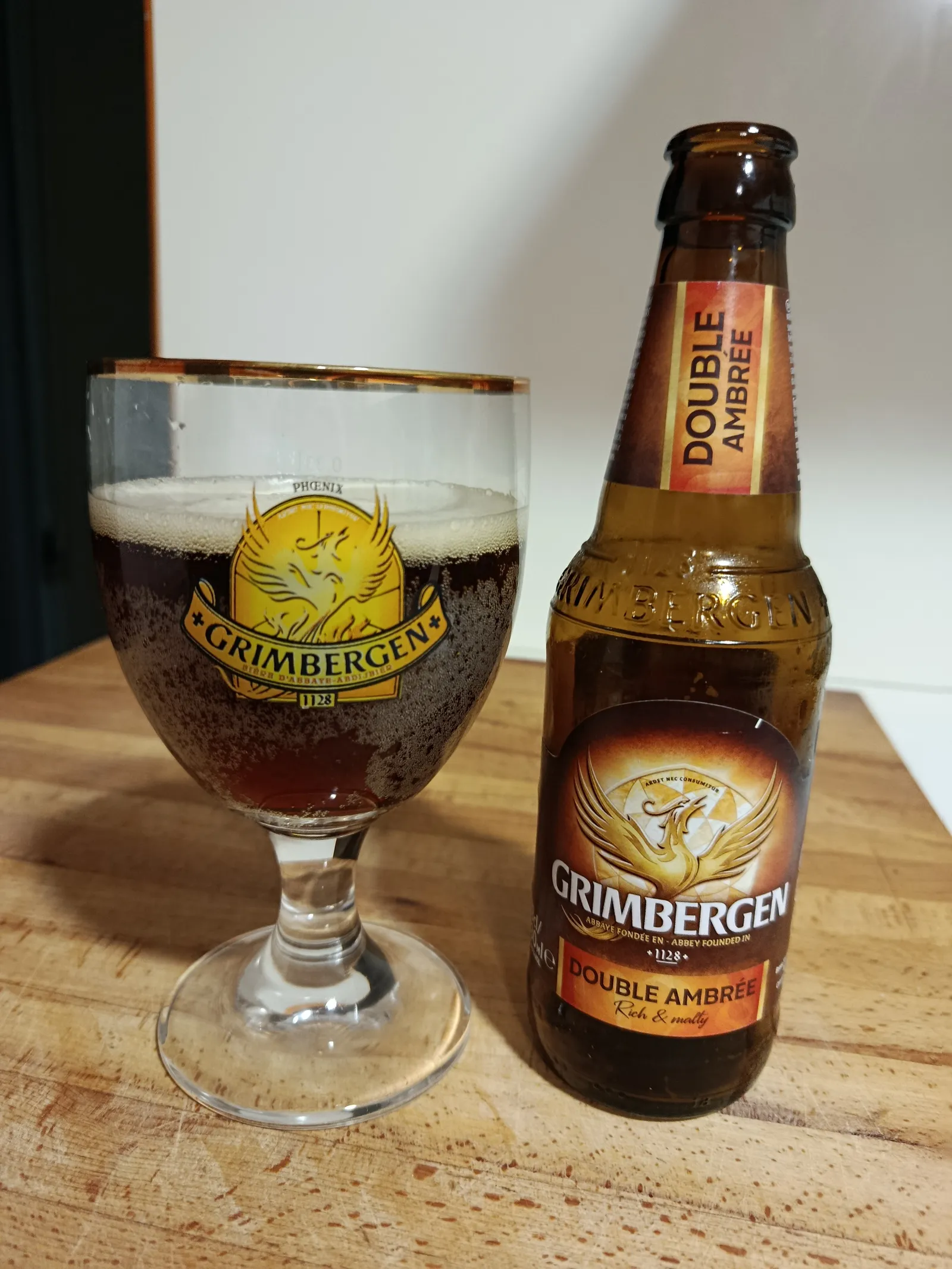Grimbergen Double Ambrée, tastada a Casa meva, Avià (Catalunya) · Avià
